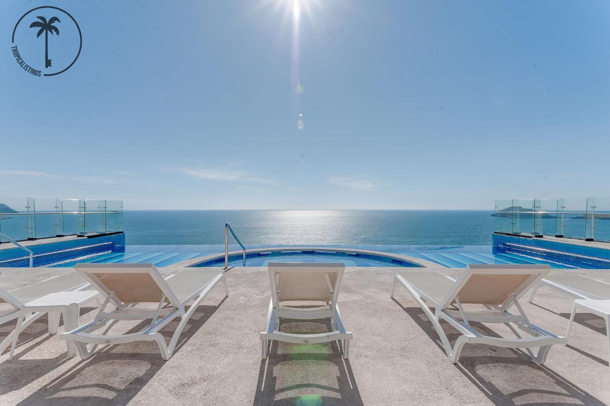 Appartamento Terraza Con Vista Al Mar, Bbq Y Piscina Mazatlán Esterno foto