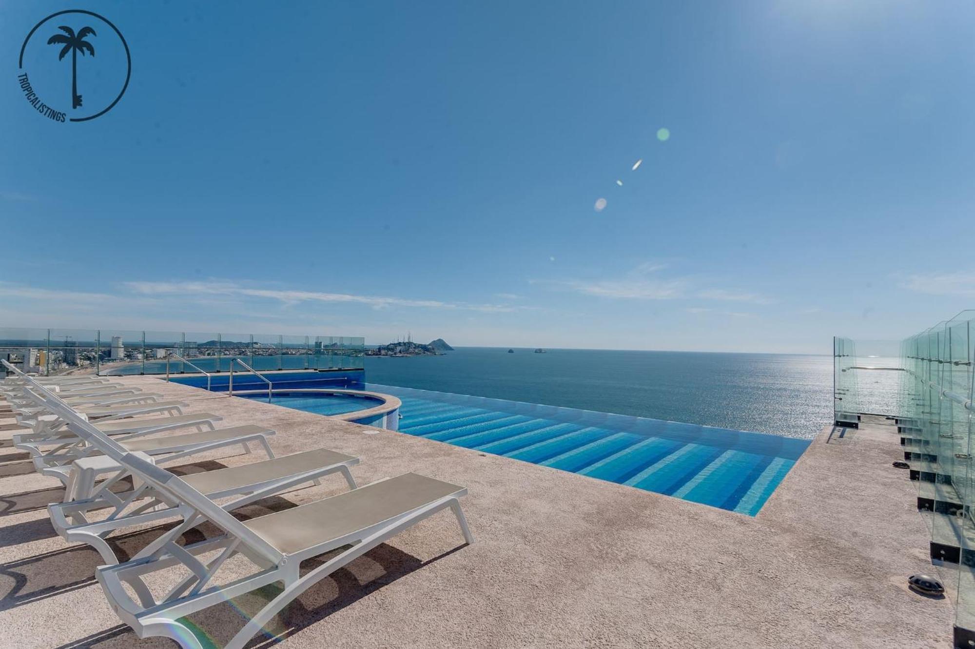 Appartamento Terraza Con Vista Al Mar, Bbq Y Piscina Mazatlán Esterno foto